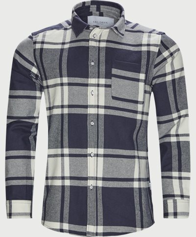 Jeremy Check Flannel Shirt Regular fit | Jeremy Check Flannel Shirt | Blå